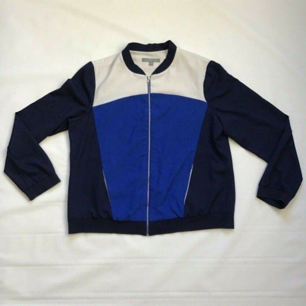 NY Collection Women's Multi-Color Jacket Size Large Pre-owned